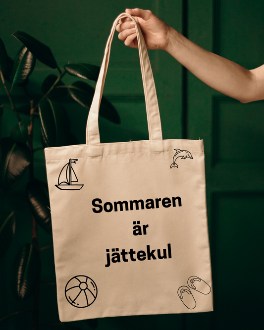 Simple Elegant Summer Tote Bag
